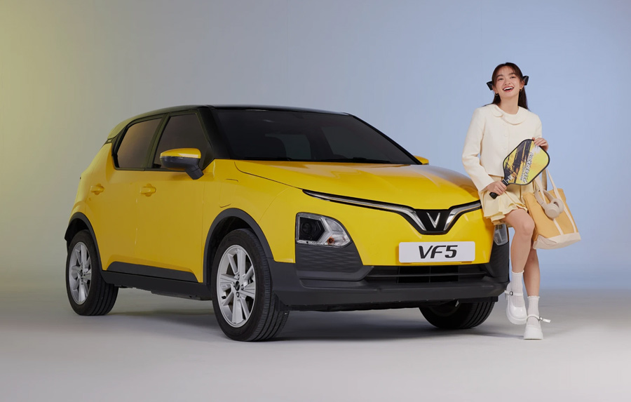 VinFast VF5 Plus – động cơ điện 134 mã lực, hệ dẫn động cầu trước FWD, vận hành êm ái
